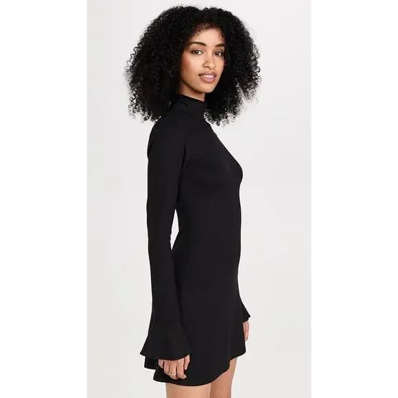 Reformation Maylee Knit Dress - Xs Black